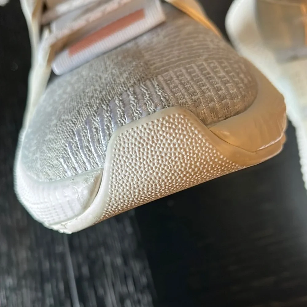 Adidas Gray and Pink‎ Sneakers with Knit Upper Size 8